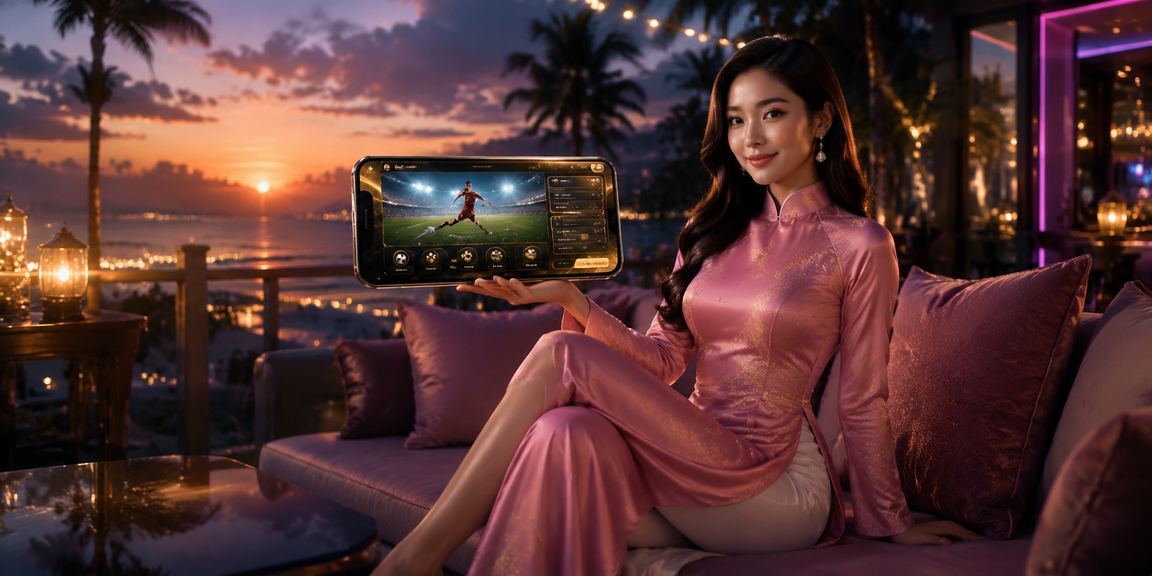 Người chơi cá cược thể thao tại Phú Quốc trong trang phục truyền thống Áo Dài